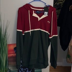 Stussy rugby hoodie